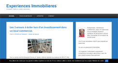 Desktop Screenshot of experiences-immobilieres.com